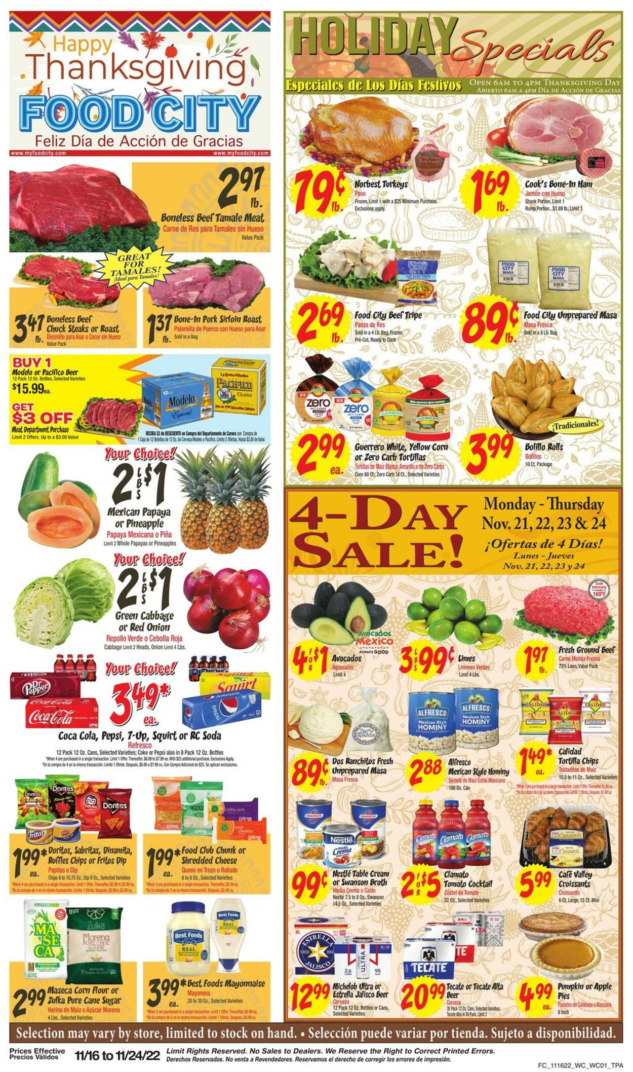 Catalogue Food City from 11/16/2022