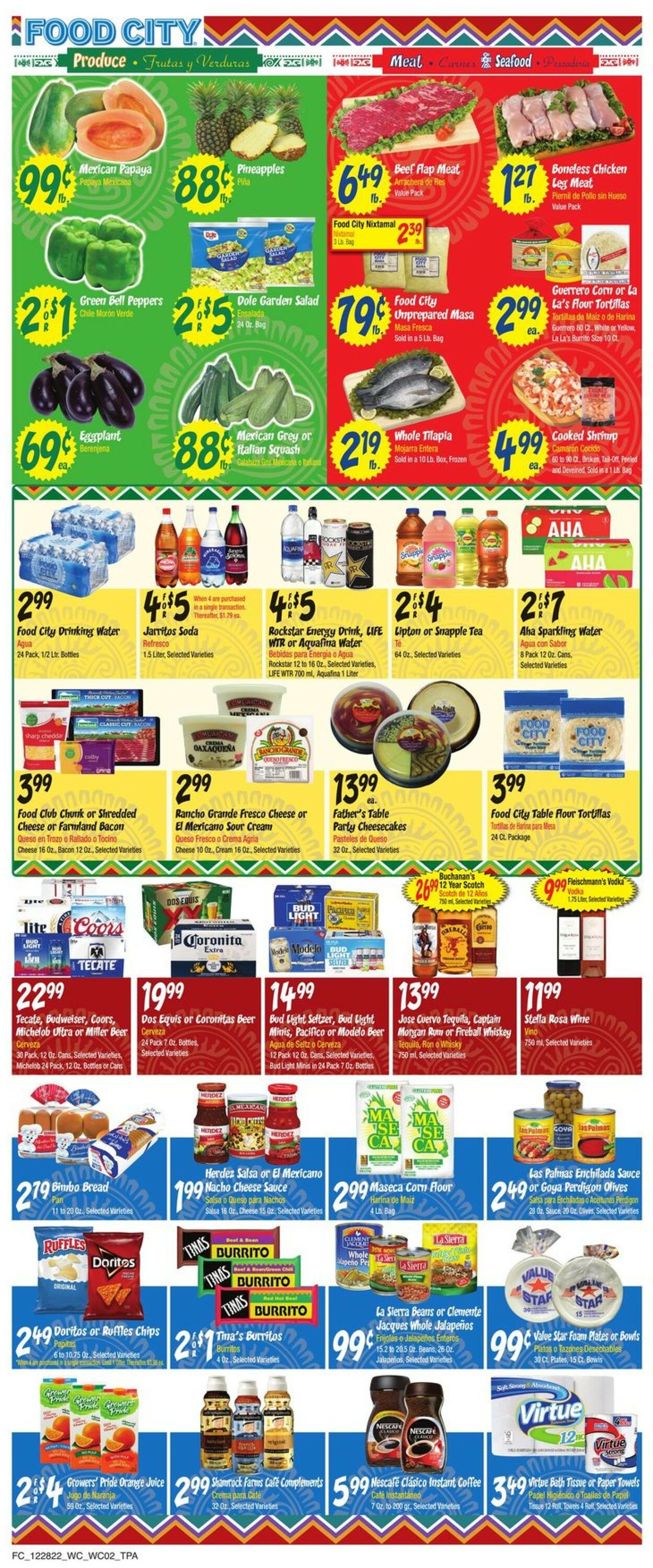 Catalogue Food City from 12/28/2022