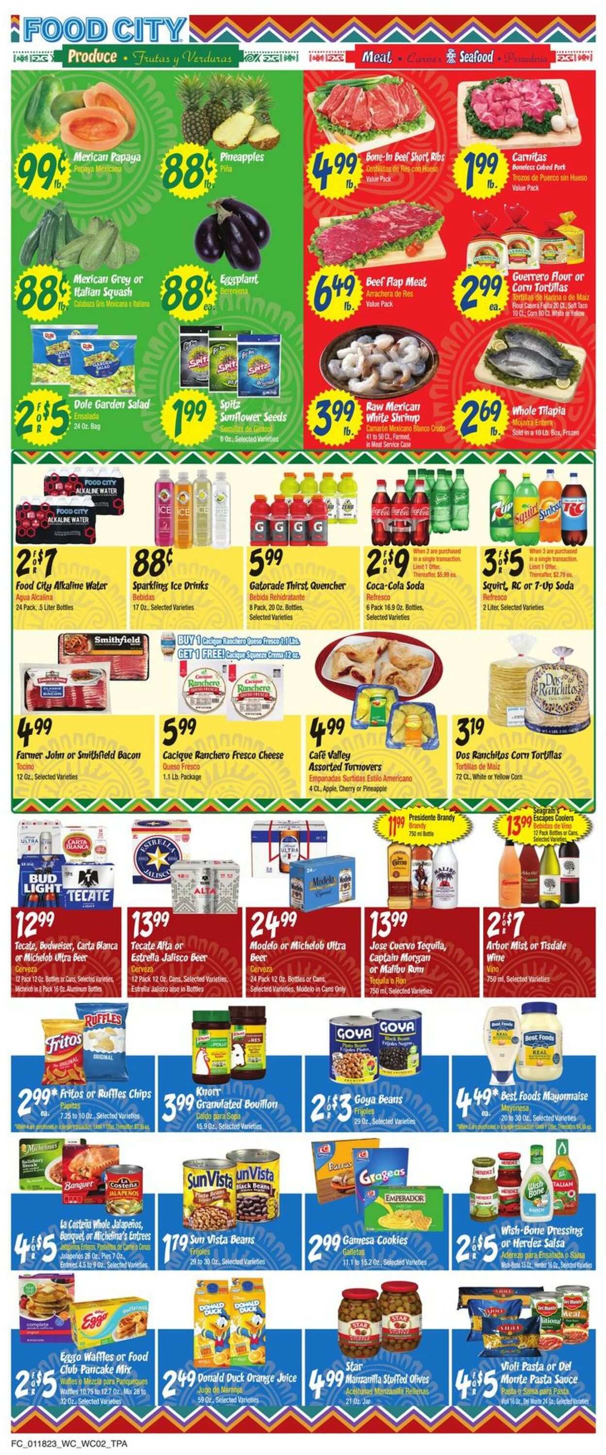 Catalogue Food City from 01/18/2023