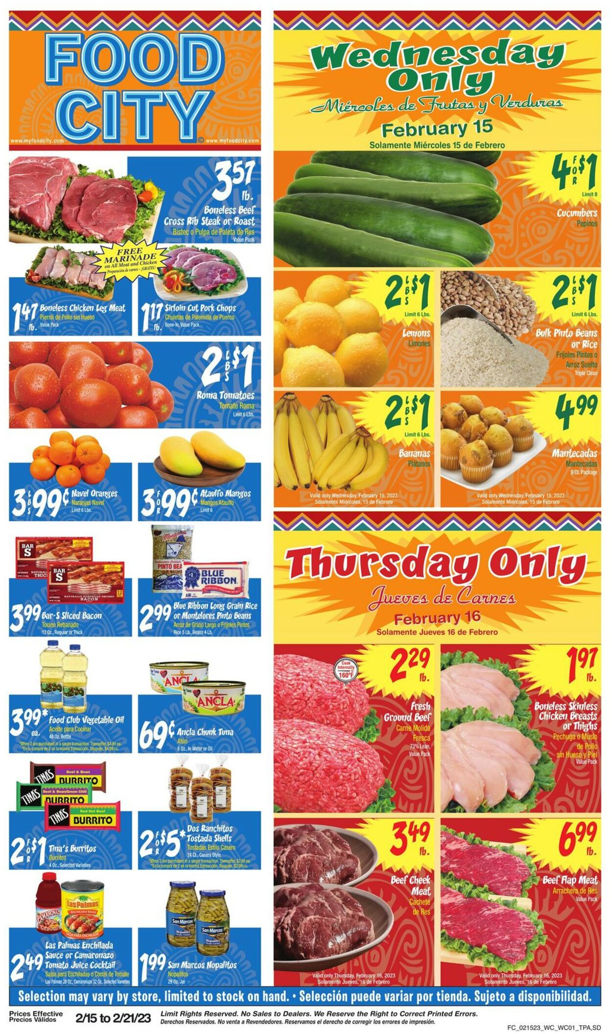 Catalogue Food City from 02/15/2023