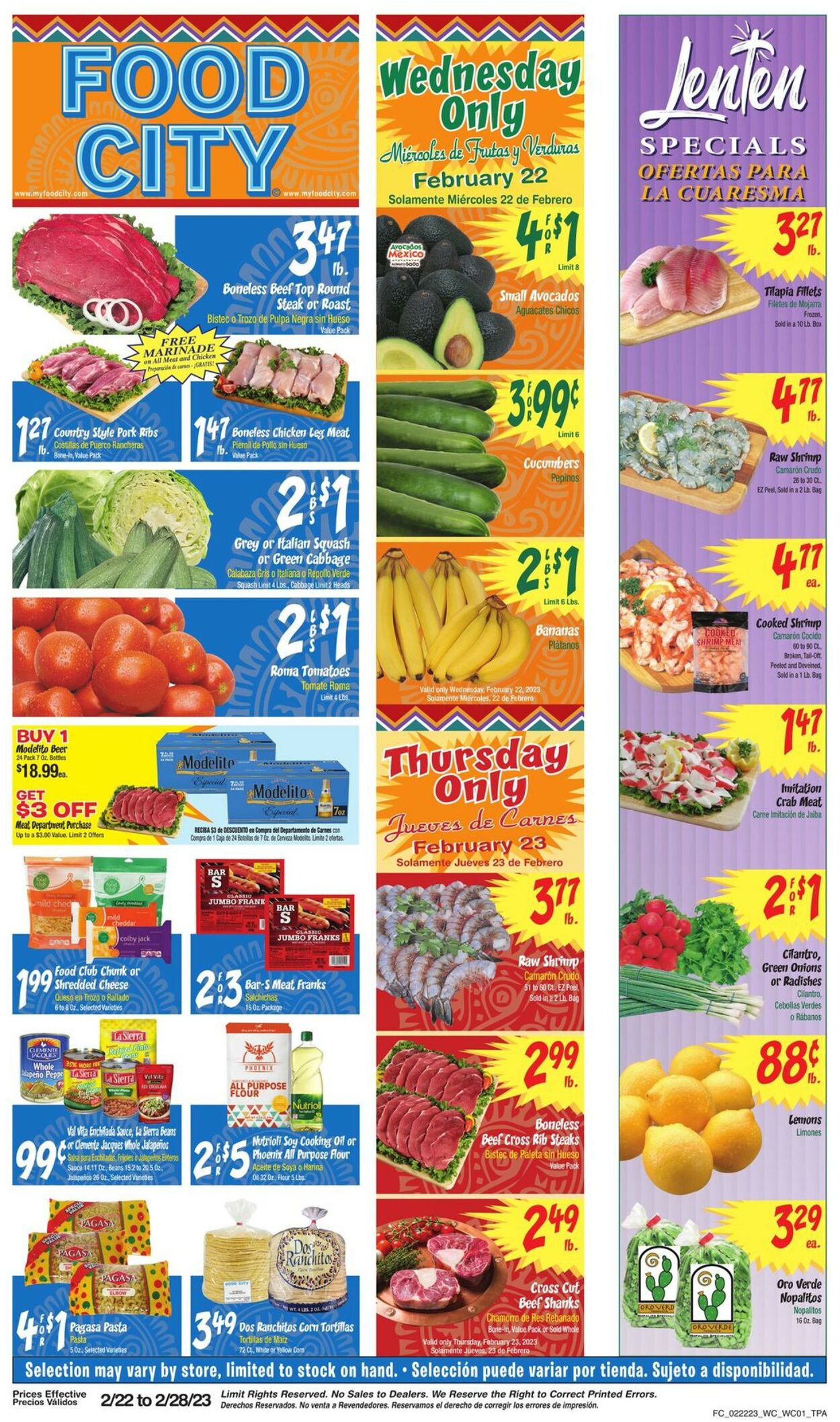 Catalogue Food City from 02/22/2023