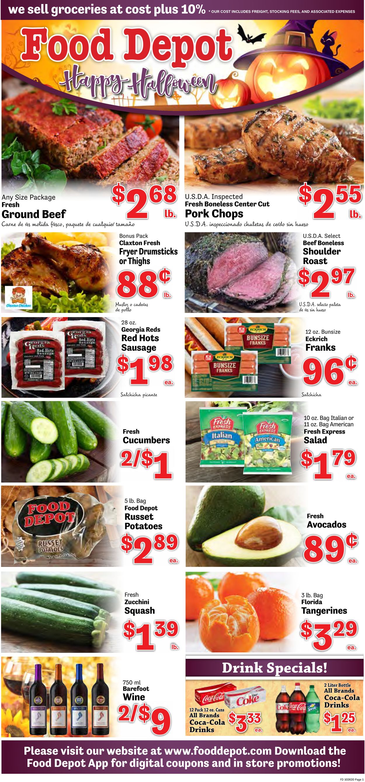 Food Depot Current weekly ad 10/26 11/01/2020 frequent ads com