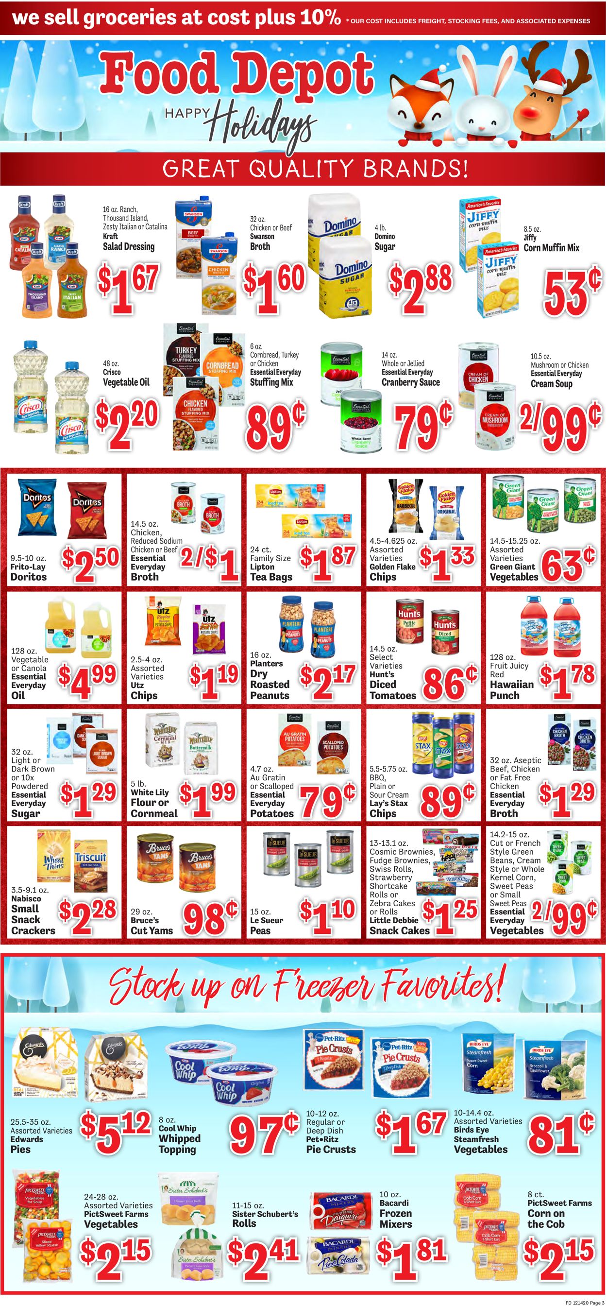 Catalogue Food Depot Christmas 2020 from 12/14/2020