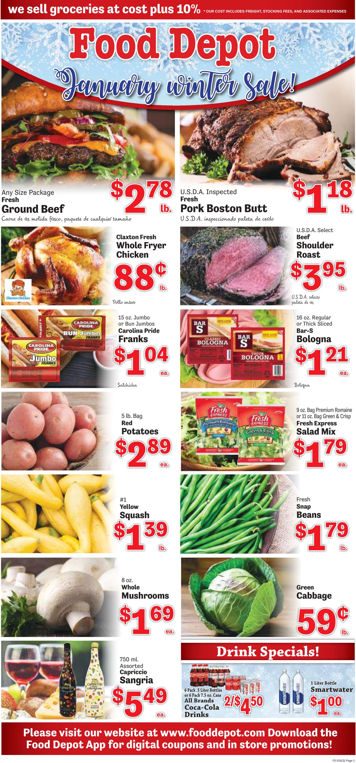 Food Depot Current weekly ad 01/11 01/17/2021 frequent ads com