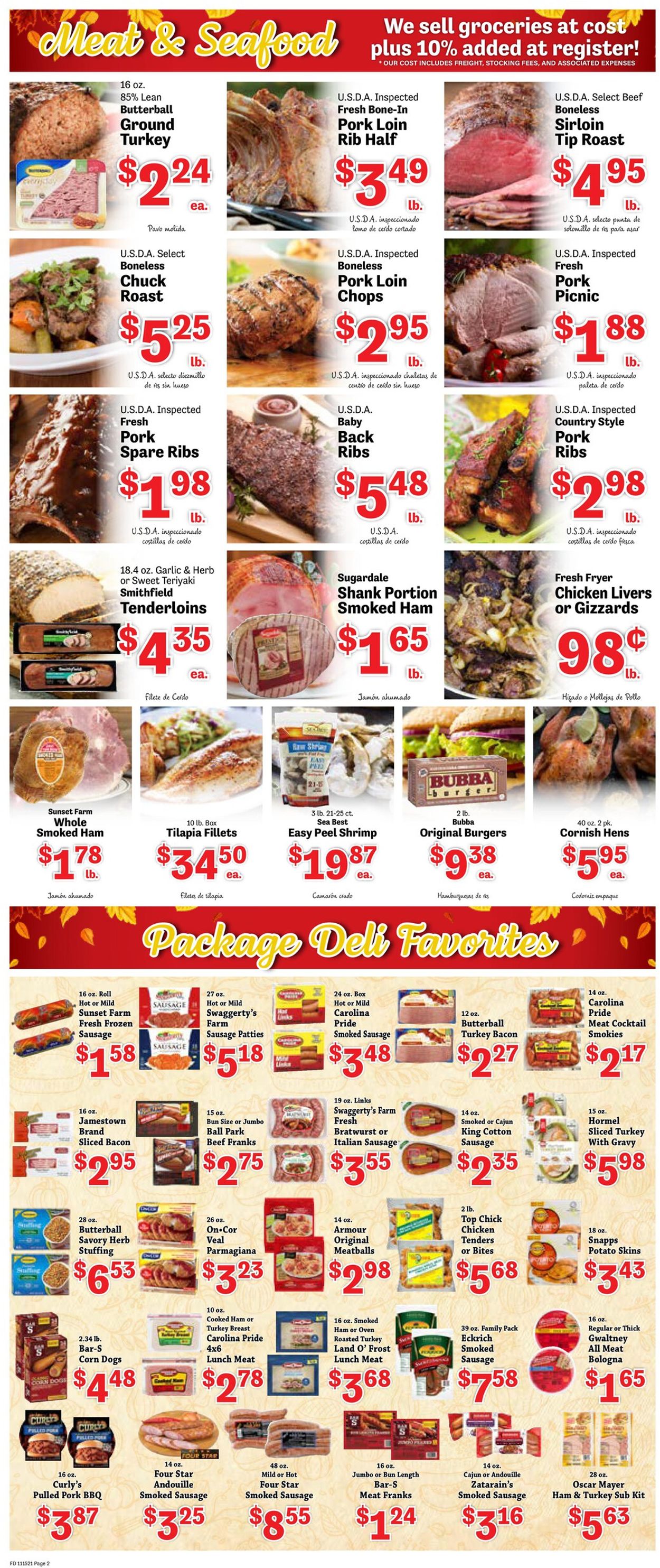 Catalogue Food Depot THANKSGIVING 2021 from 11/15/2021