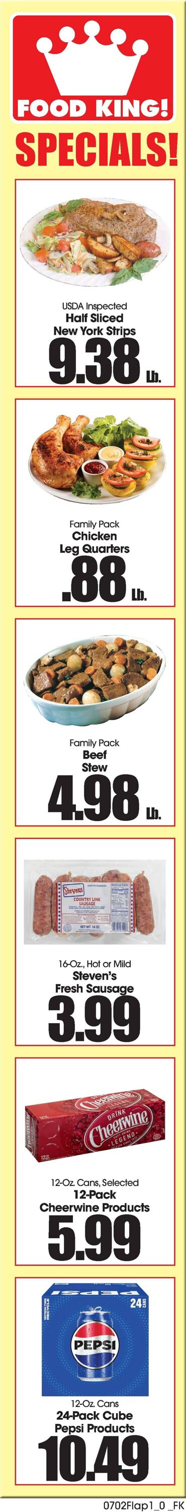 Catalogue Food King from 07/02/2025