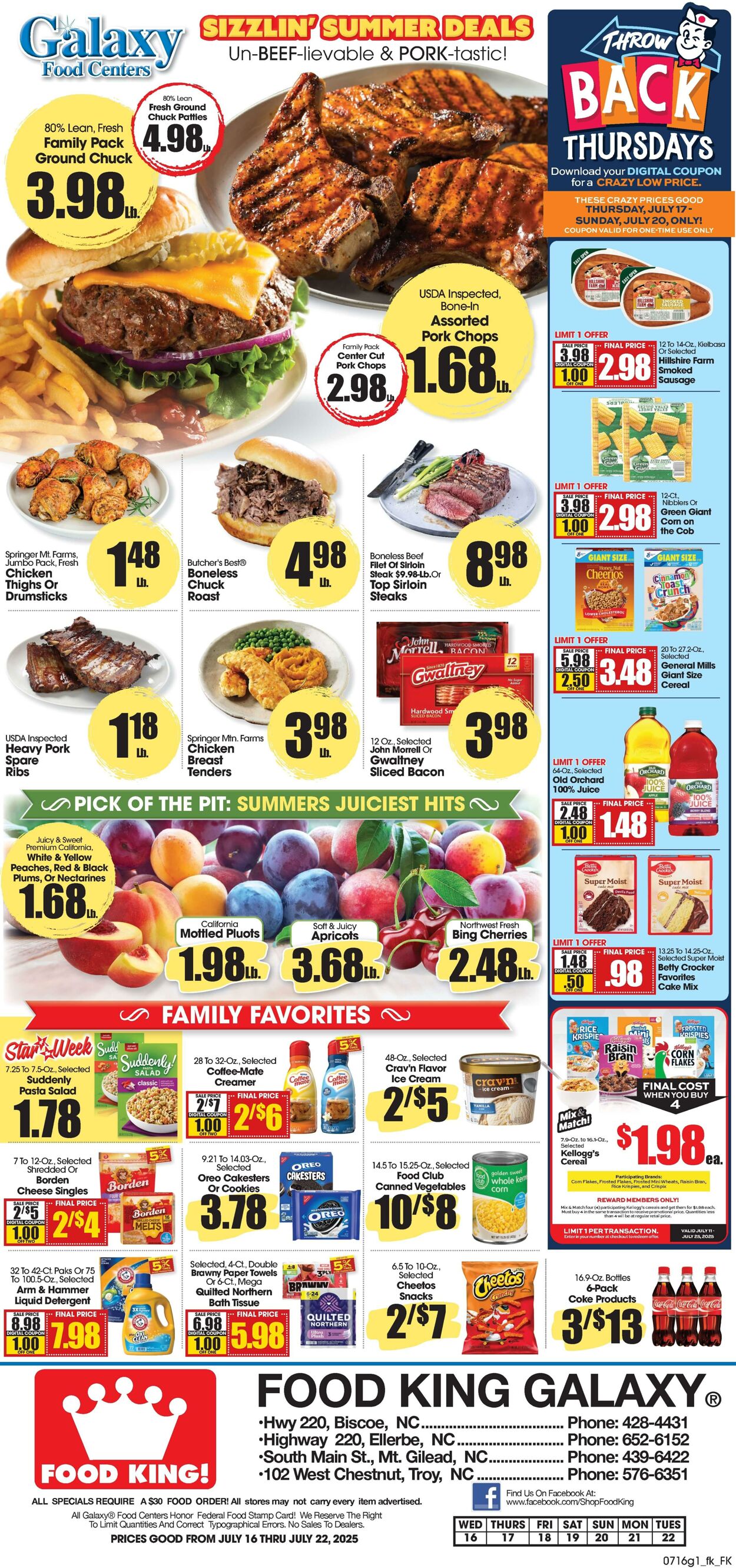 Catalogue Food King from 07/16/2025