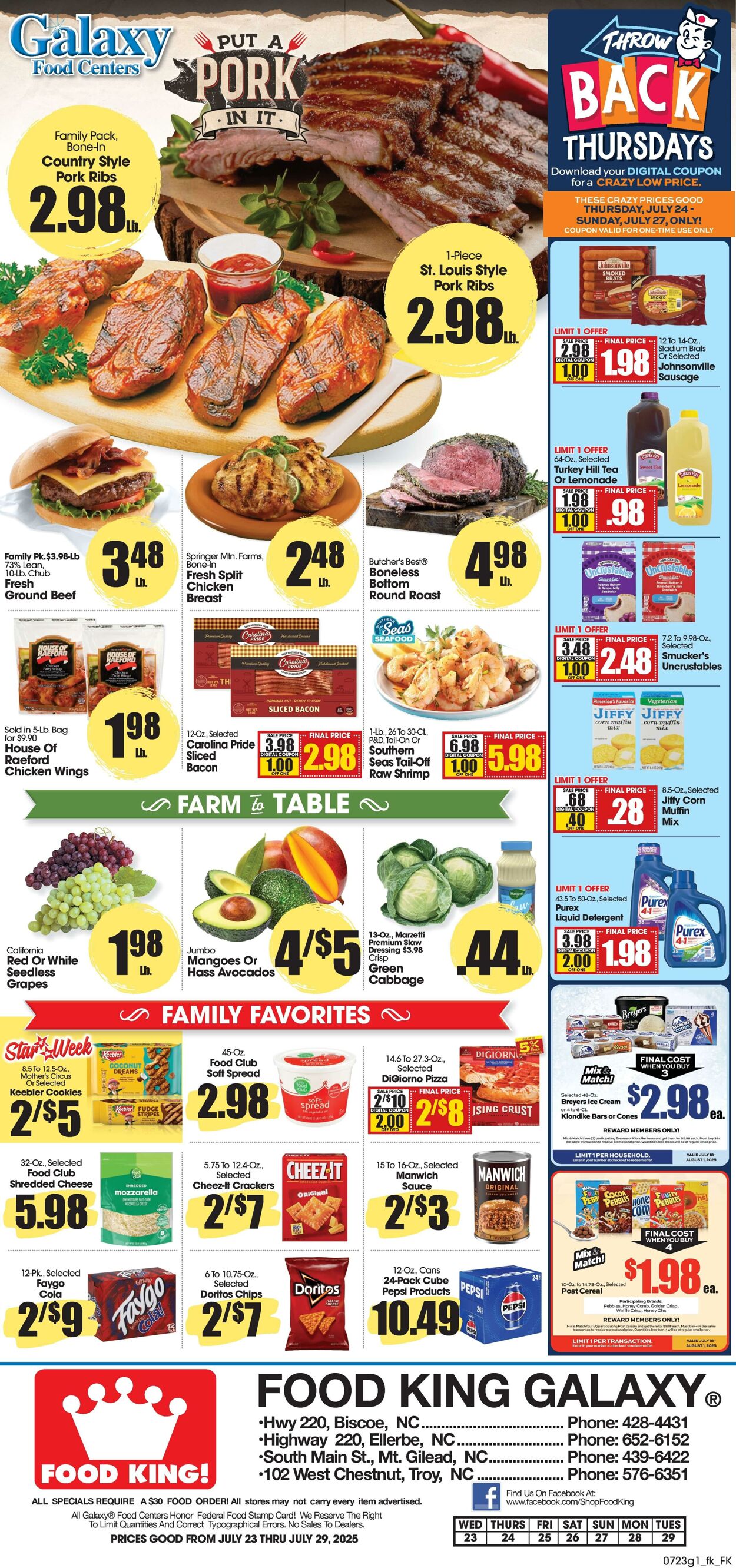 Catalogue Food King from 07/23/2025