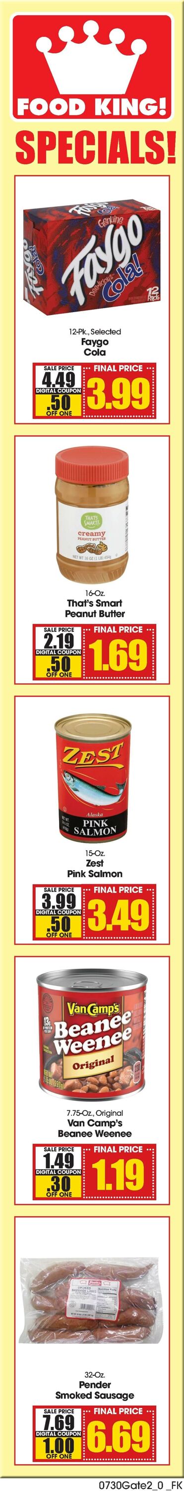 Catalogue Food King from 07/30/2025