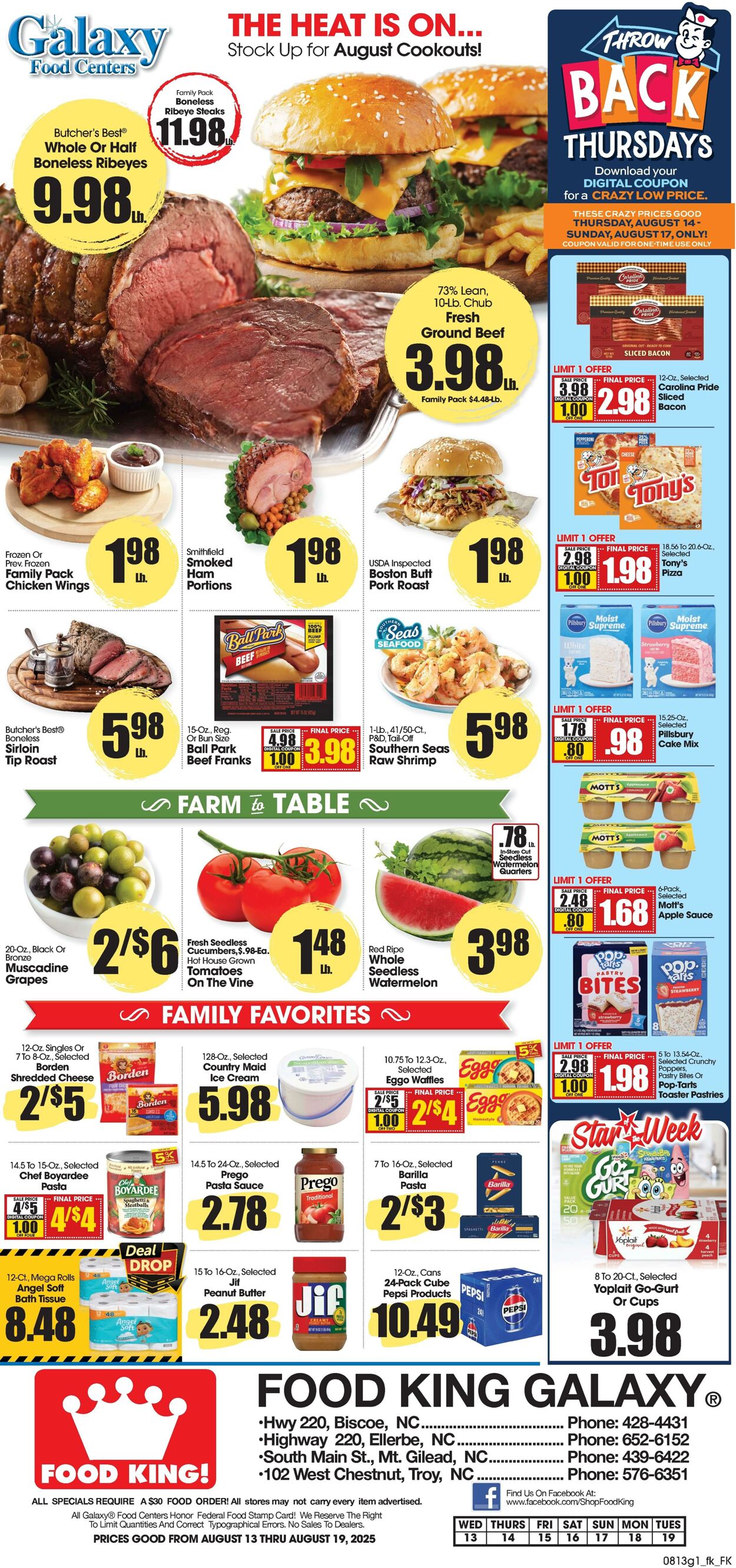 Catalogue Food King from 08/13/2025