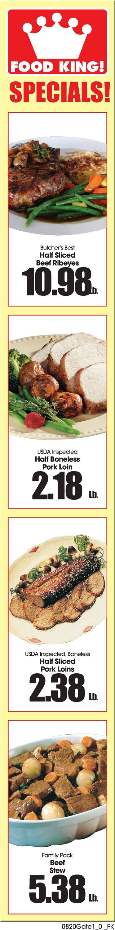 Catalogue Food King from 08/20/2025