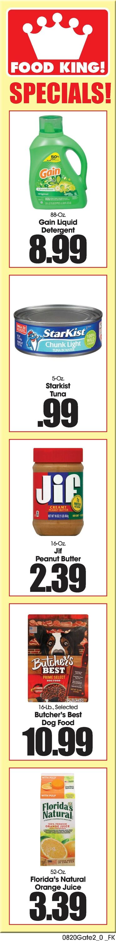 Catalogue Food King from 08/20/2025