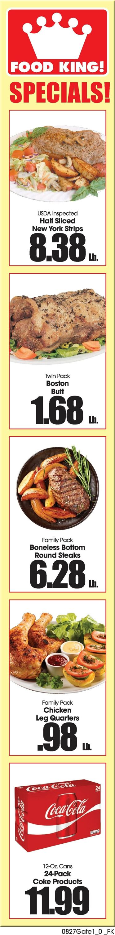 Catalogue Food King from 08/27/2025
