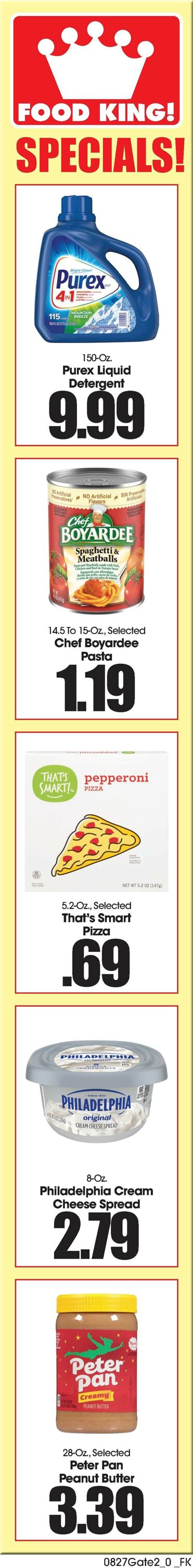 Catalogue Food King from 08/27/2025