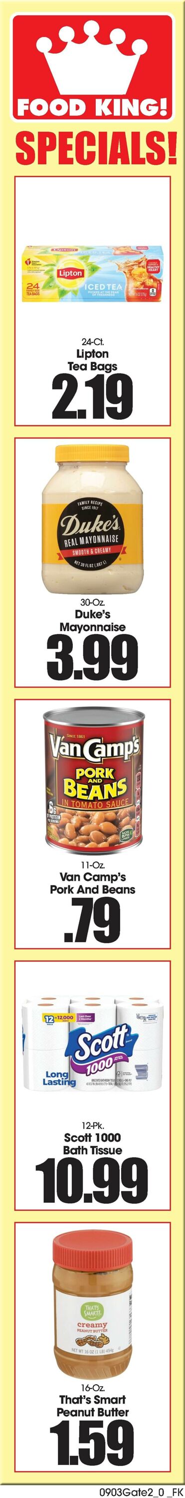 Catalogue Food King from 09/03/2025