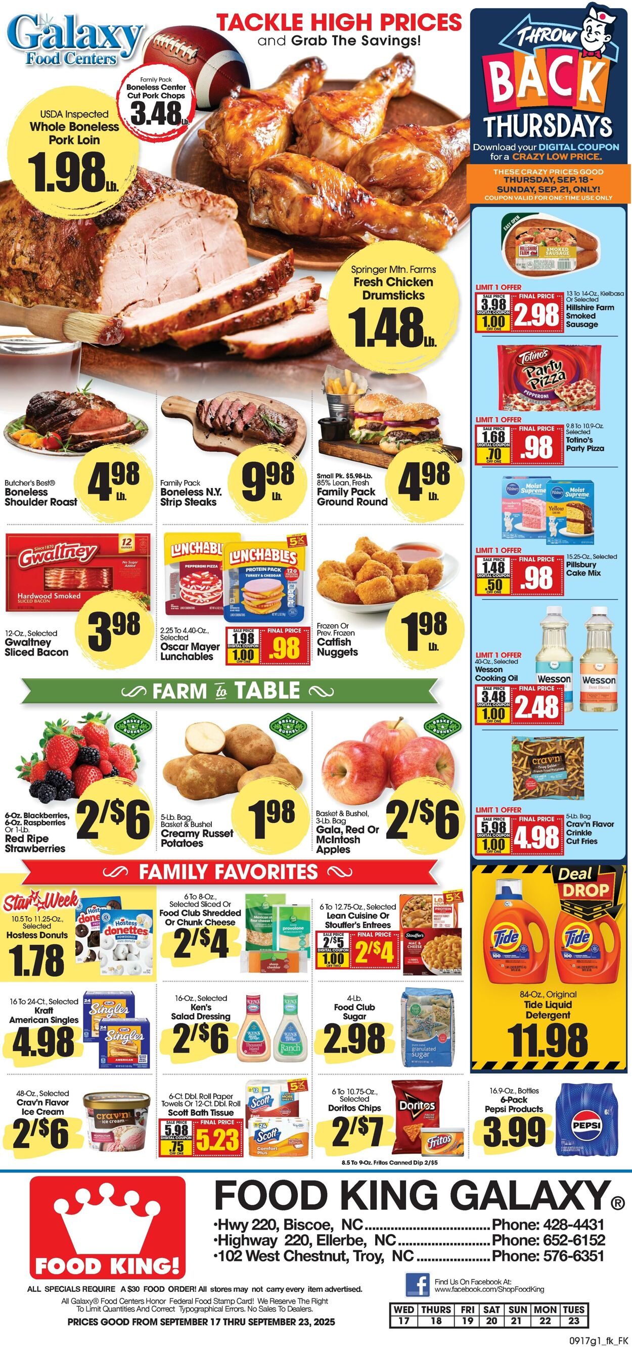 Catalogue Food King from 09/17/2025