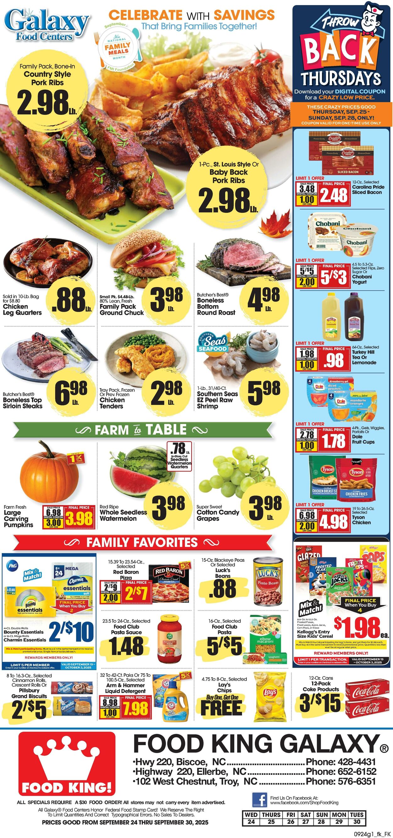 Catalogue Food King from 09/24/2025
