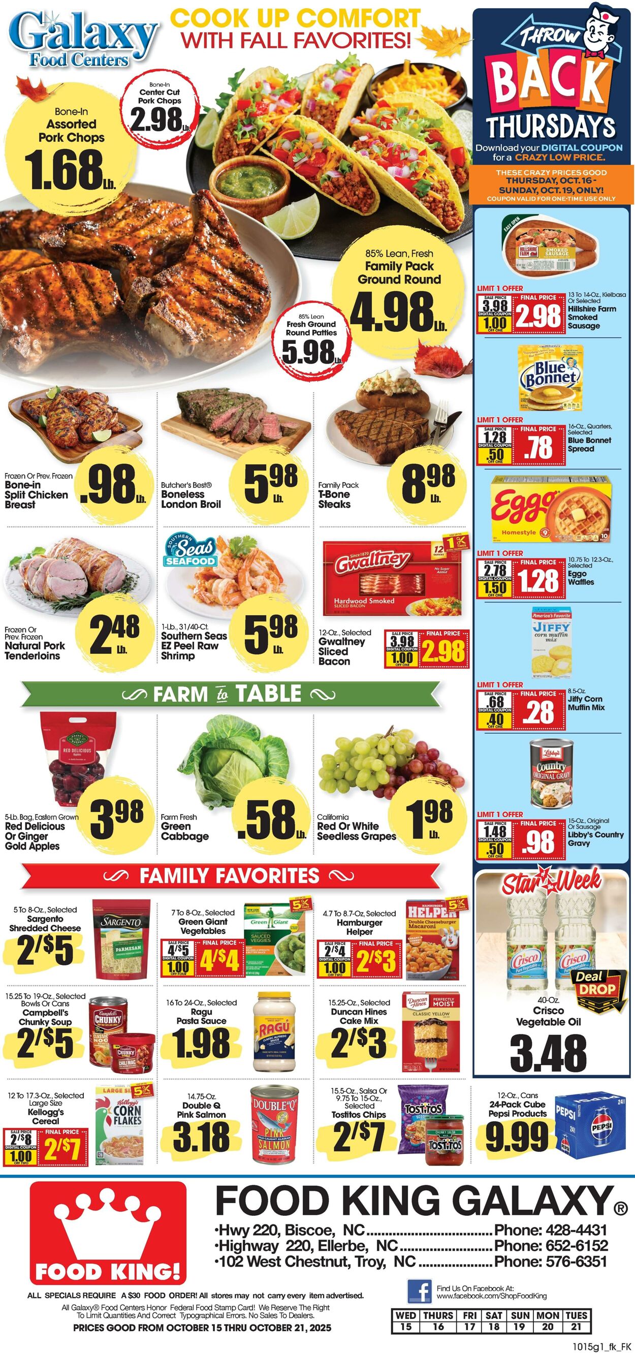Catalogue Food King from 10/15/2025
