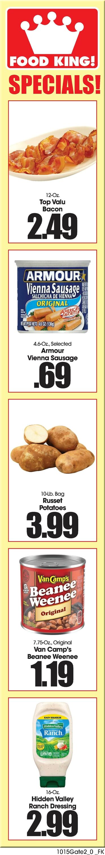 Catalogue Food King from 10/15/2025