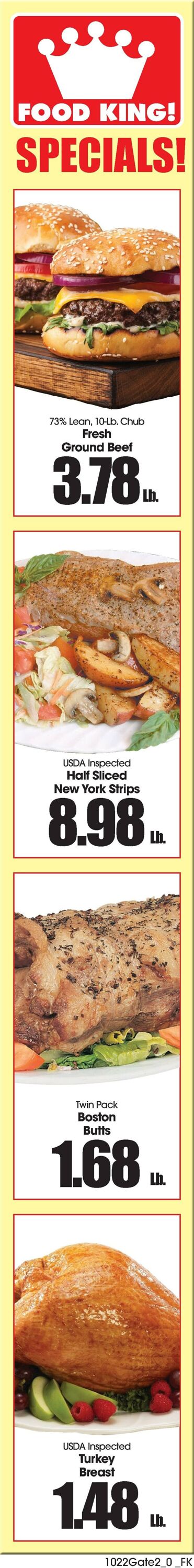 Catalogue Food King from 10/22/2025