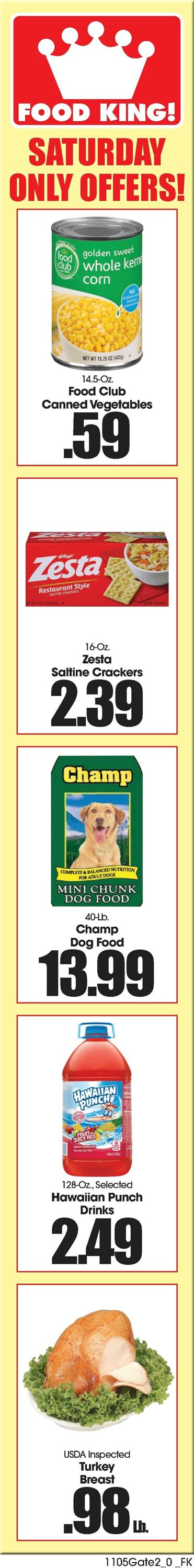 Catalogue Food King from 11/05/2025