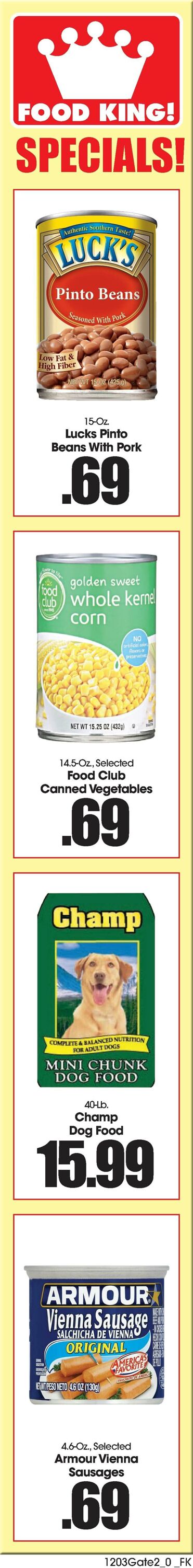 Catalogue Food King from 12/03/2025