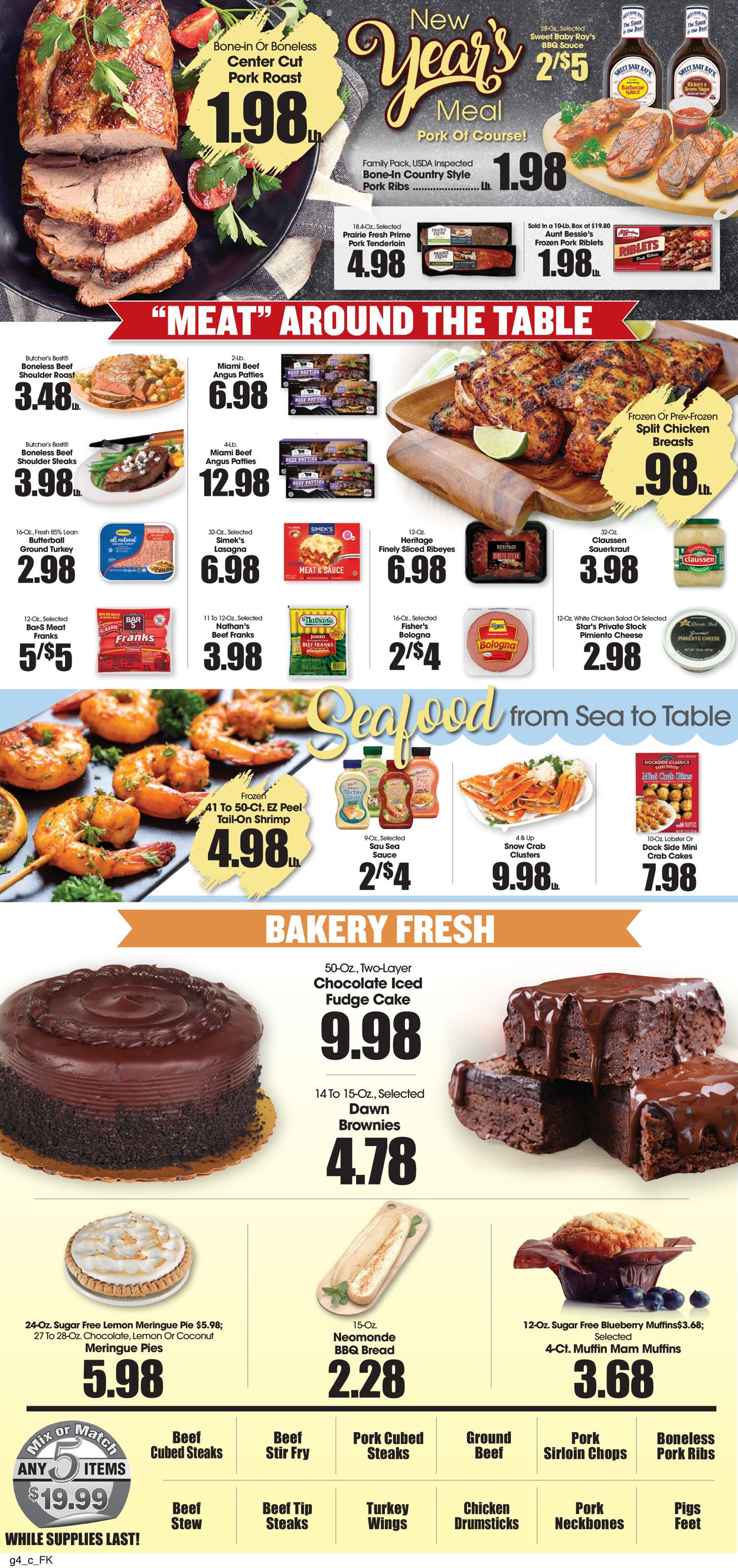 Catalogue Food King from 12/30/2020