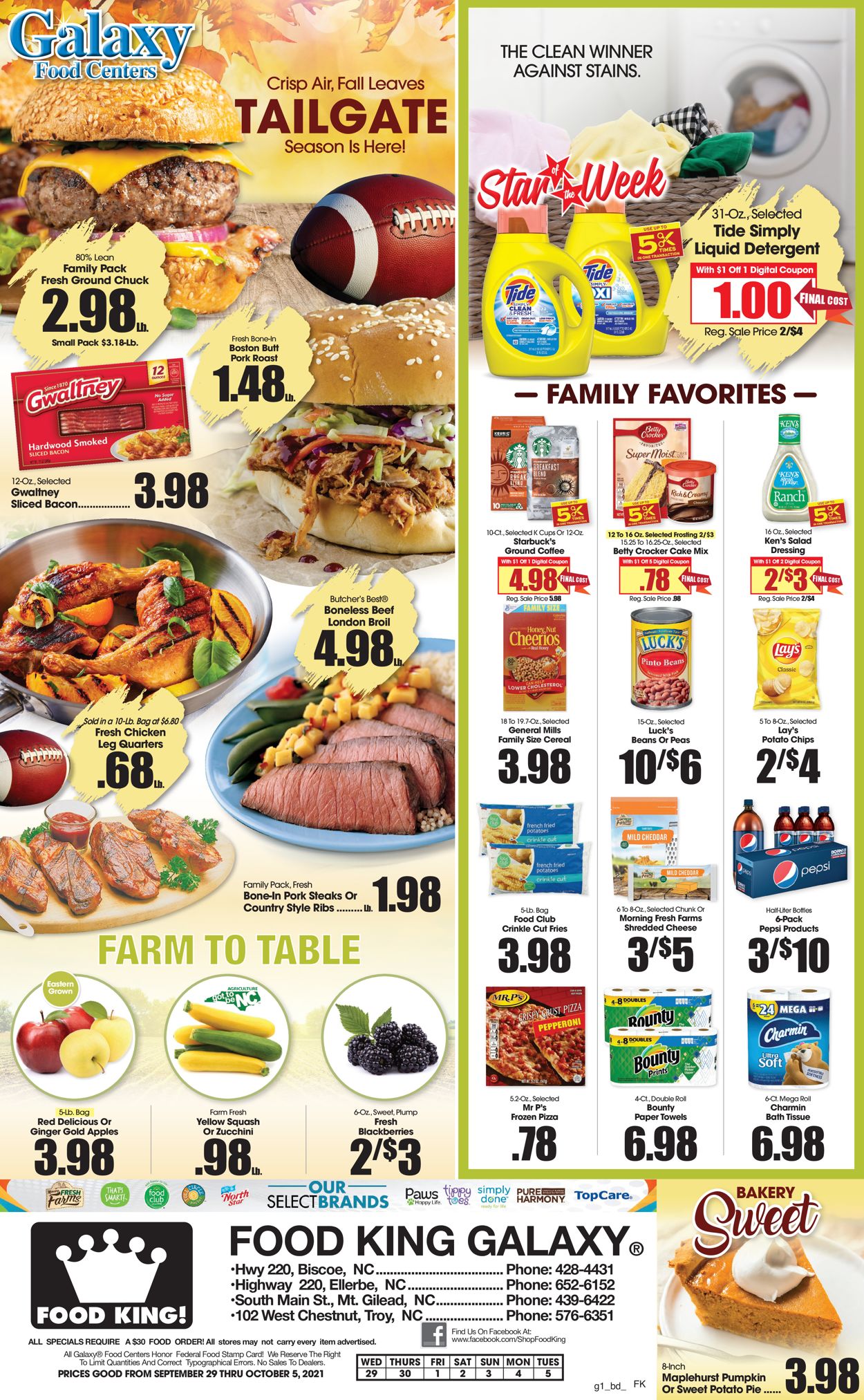 Catalogue Food King from 09/29/2021