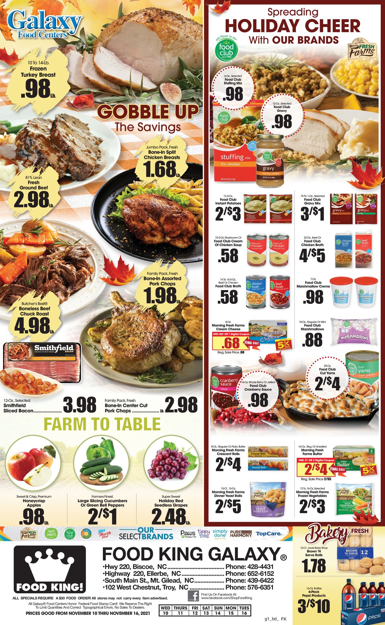 Catalogue Food King HOLIDAY 2021 from 11/10/2021