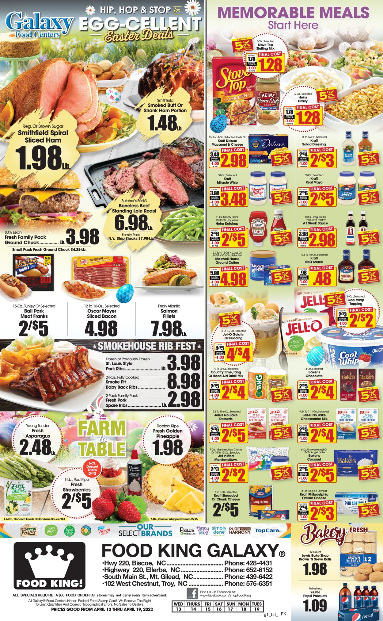 Catalogue Food King EASTER 2022 from 04/13/2022