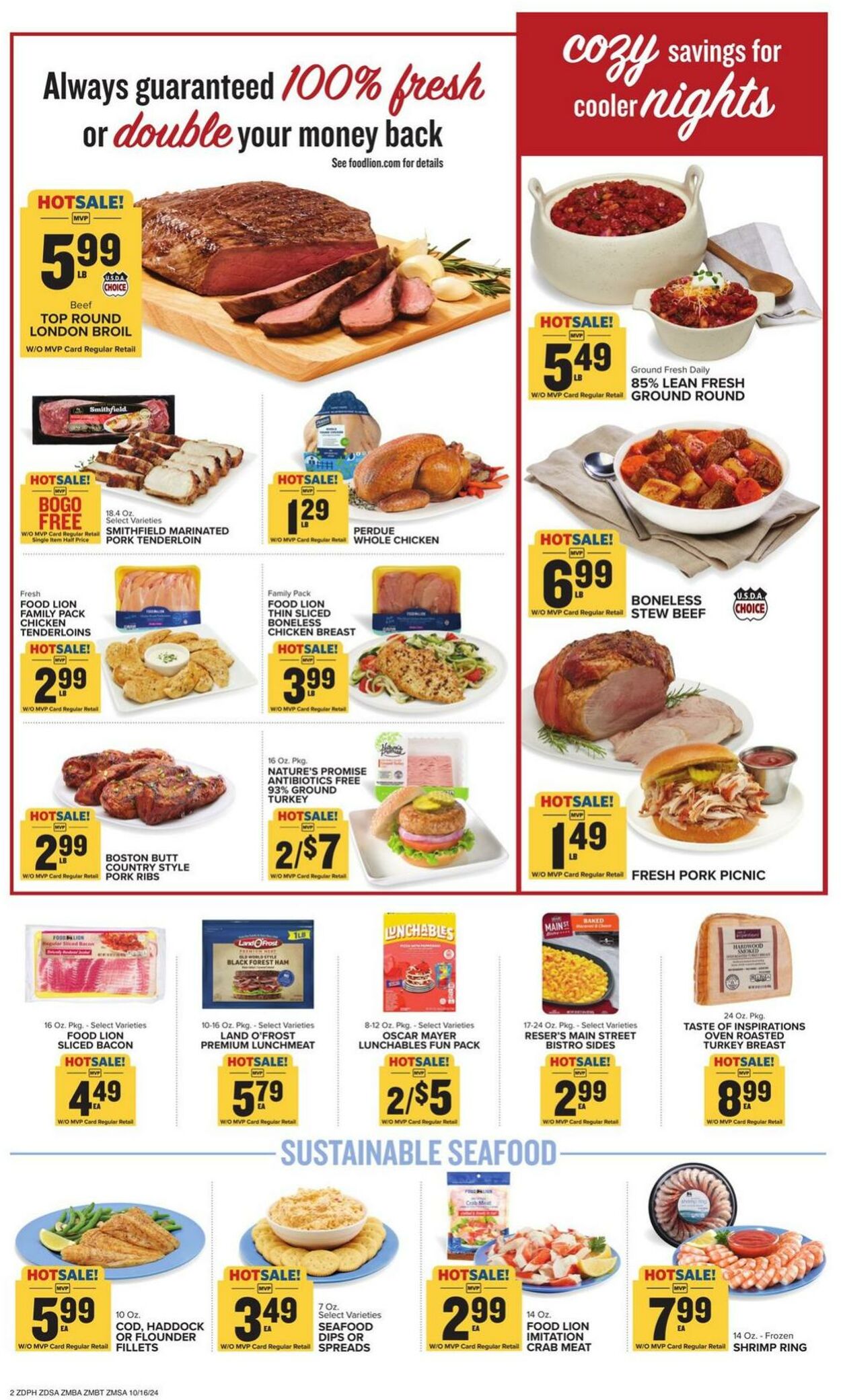 Catalogue Food Lion from 10/16/2024