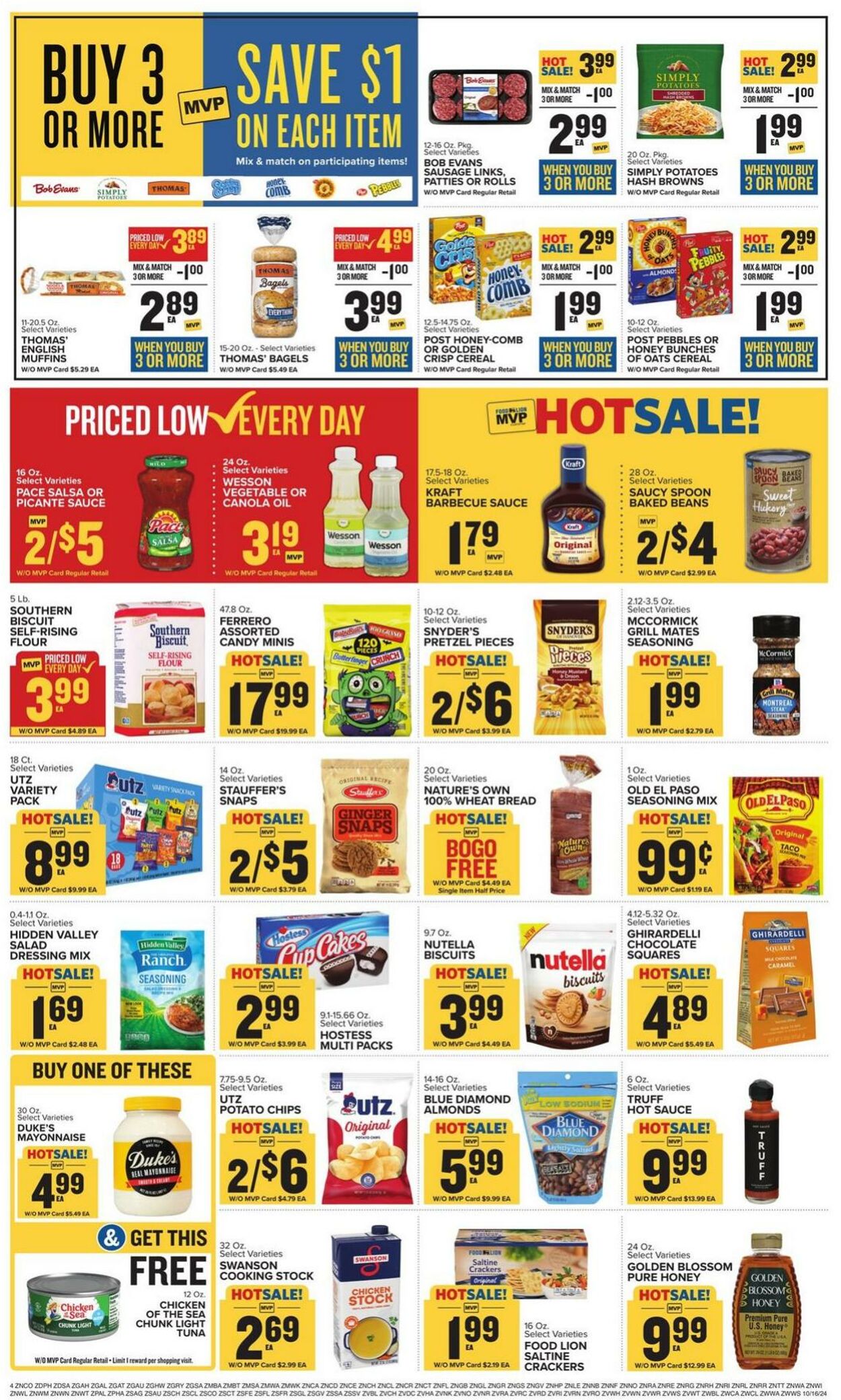 Catalogue Food Lion from 10/16/2024