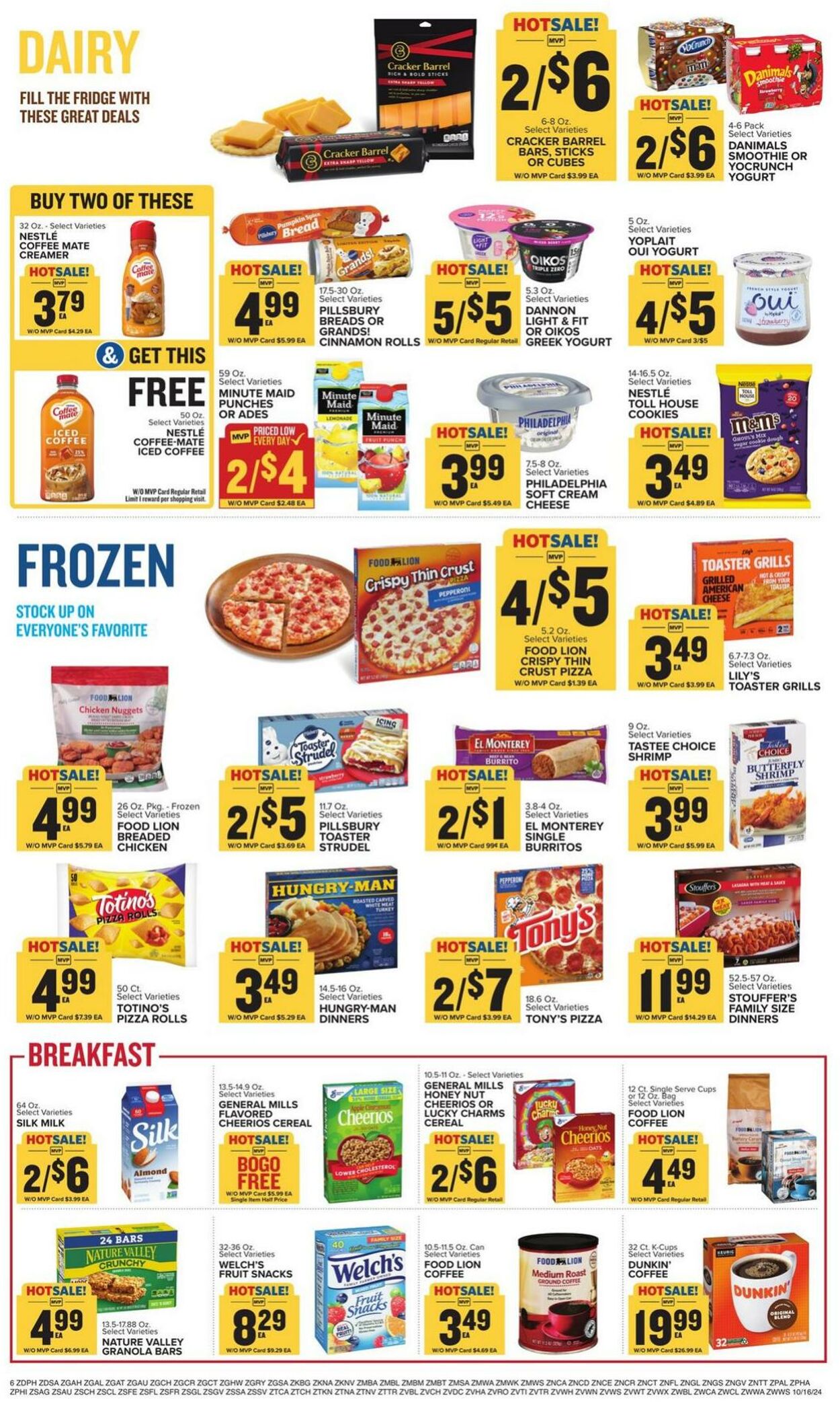 Catalogue Food Lion from 10/16/2024