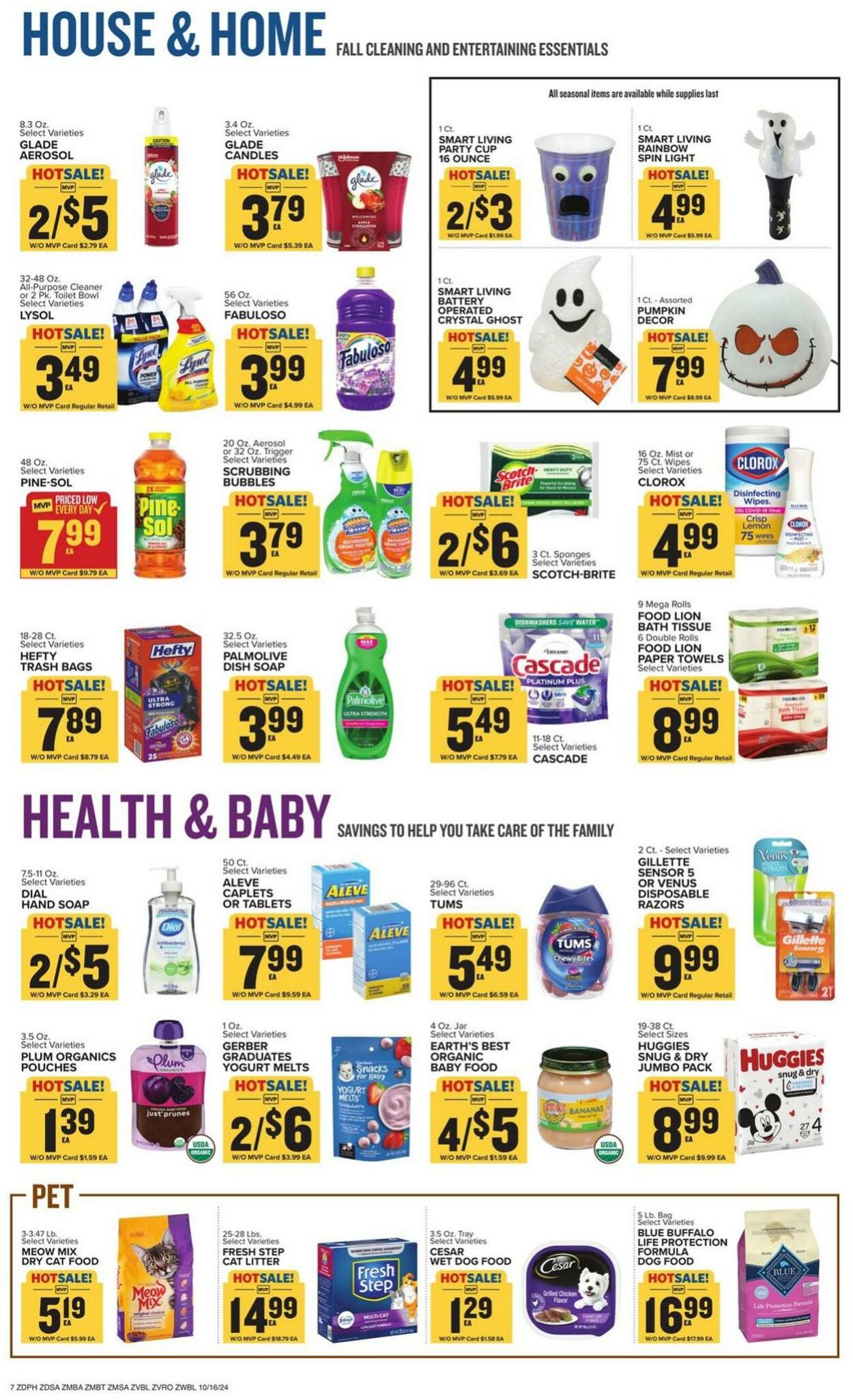 Catalogue Food Lion from 10/16/2024