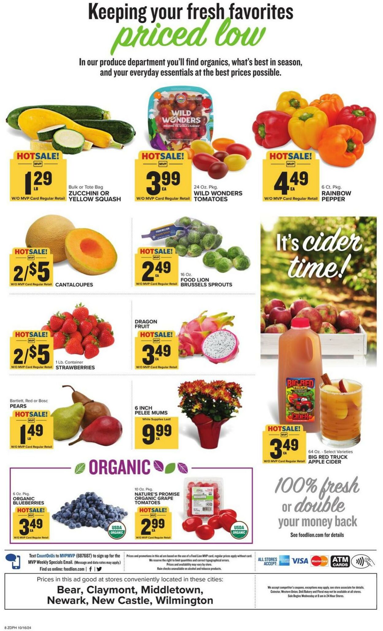 Catalogue Food Lion from 10/16/2024