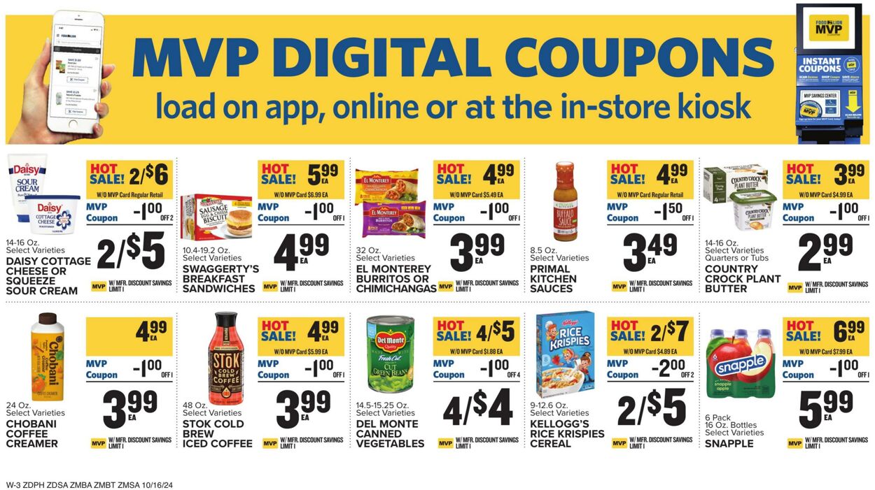 Catalogue Food Lion from 10/16/2024