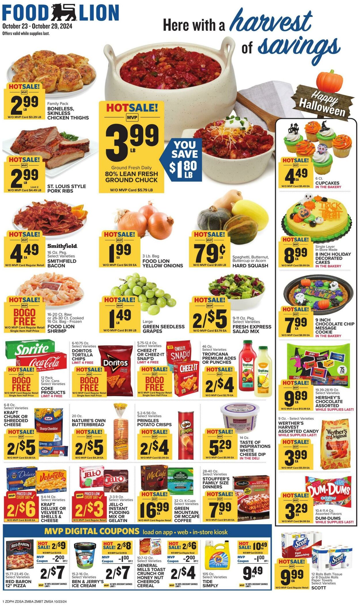 Catalogue Food Lion from 10/23/2024