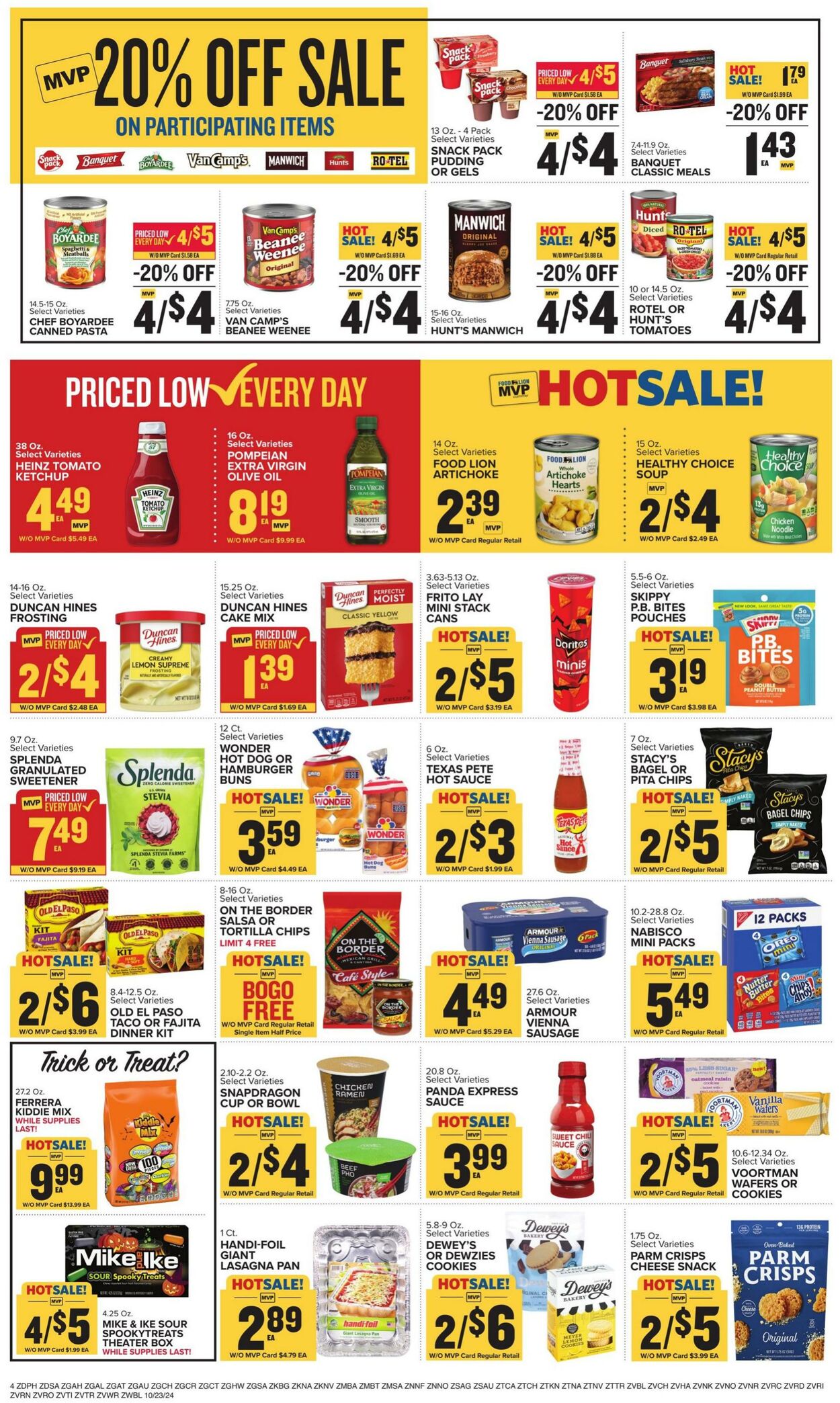 Catalogue Food Lion from 10/23/2024