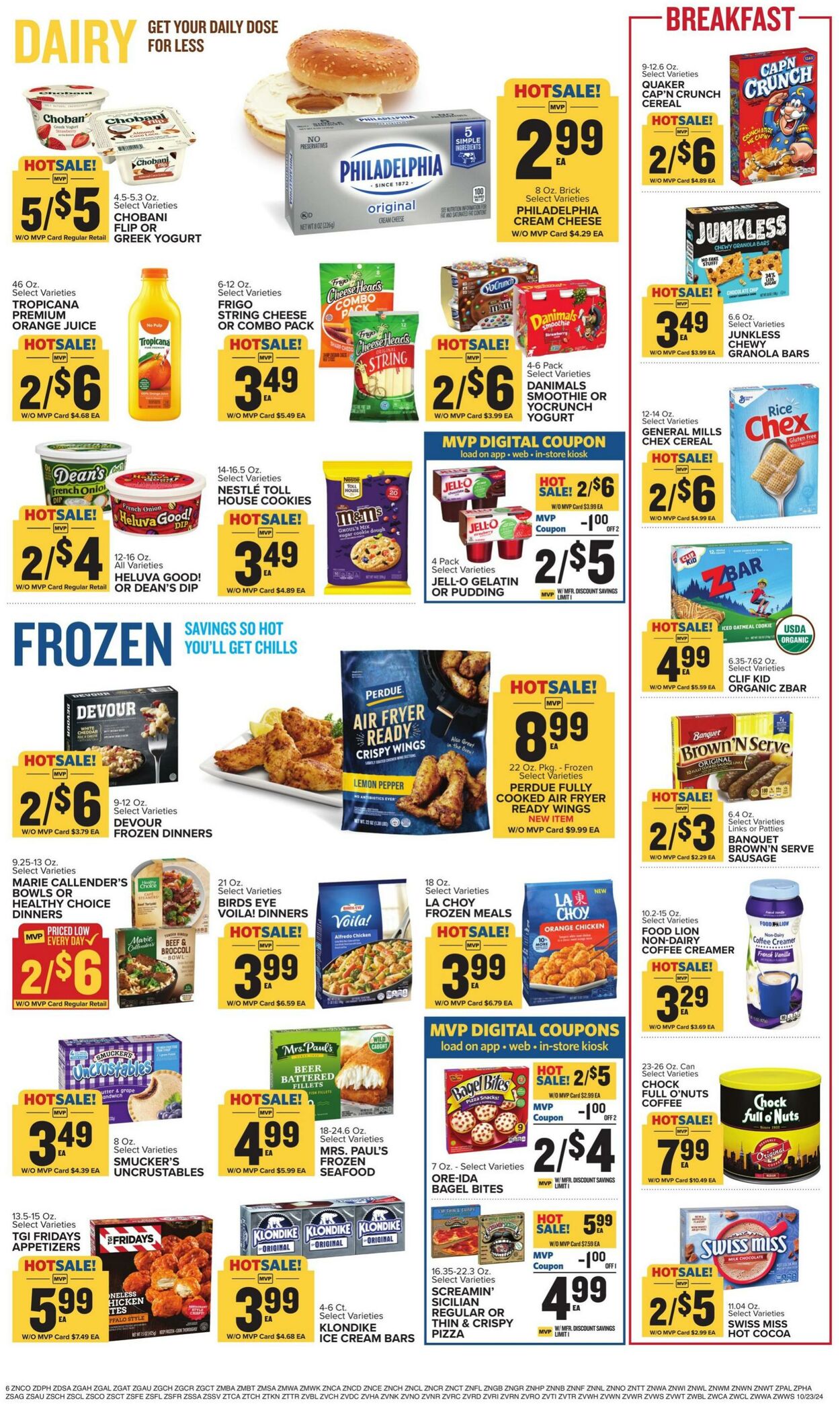 Catalogue Food Lion from 10/23/2024