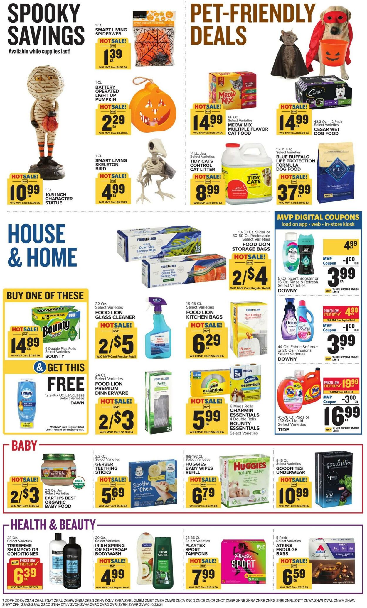 Catalogue Food Lion from 10/23/2024