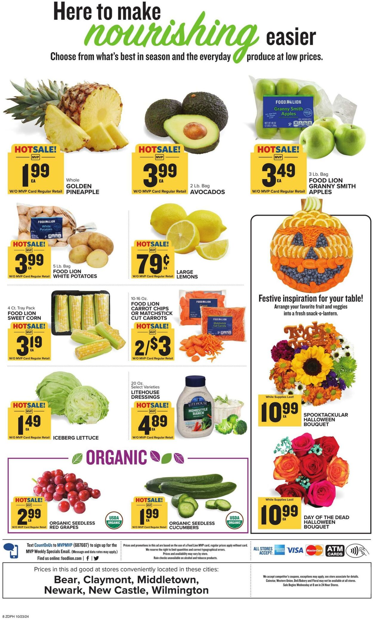 Catalogue Food Lion from 10/23/2024