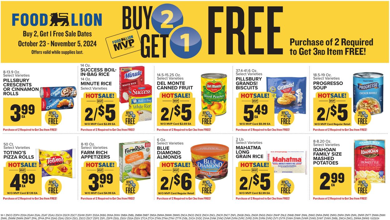 Catalogue Food Lion from 10/23/2024