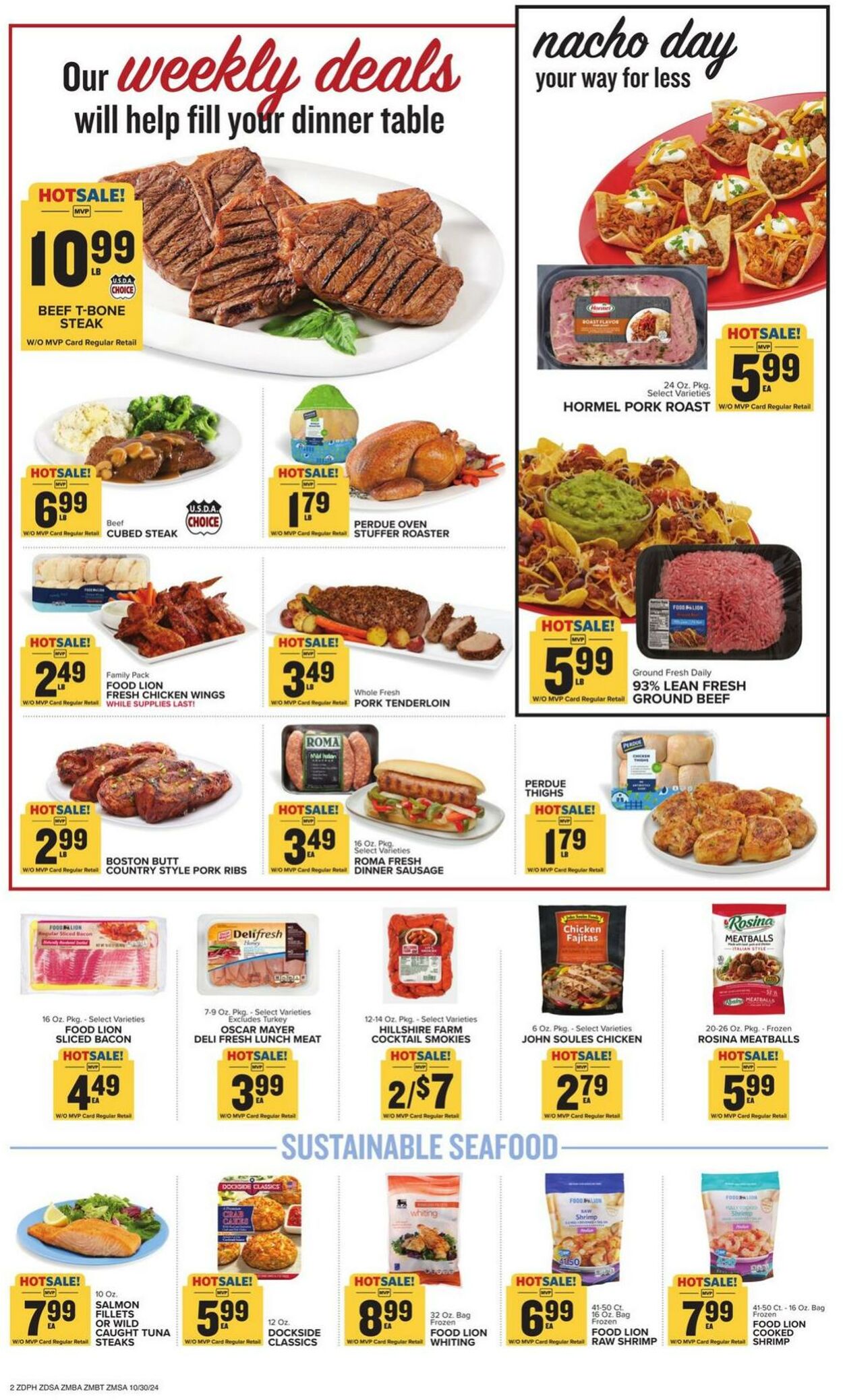 Catalogue Food Lion from 10/30/2024