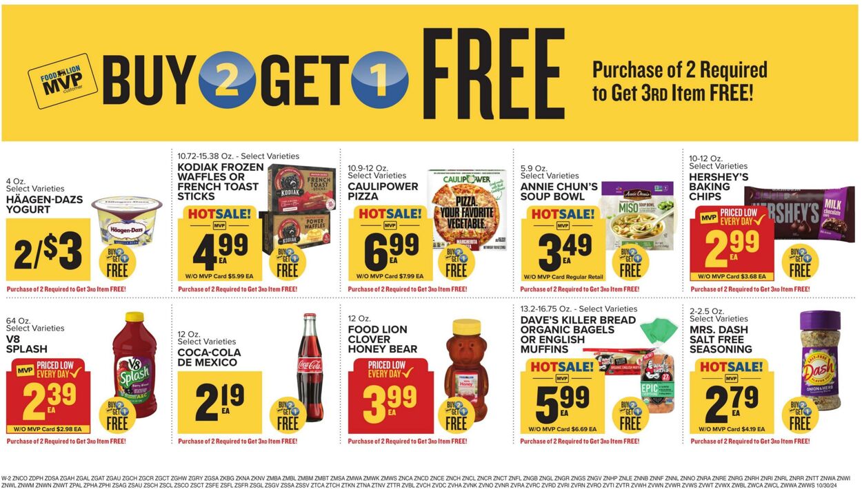 Catalogue Food Lion from 10/30/2024