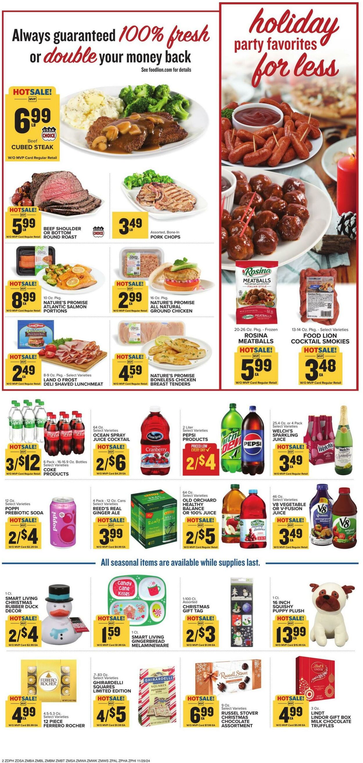 Catalogue Food Lion from 11/29/2024