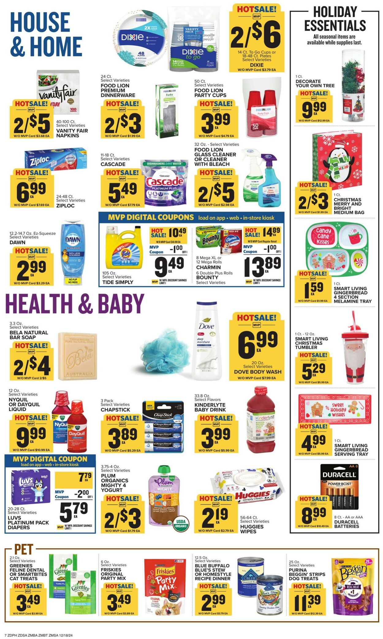 Catalogue Food Lion from 12/18/2024