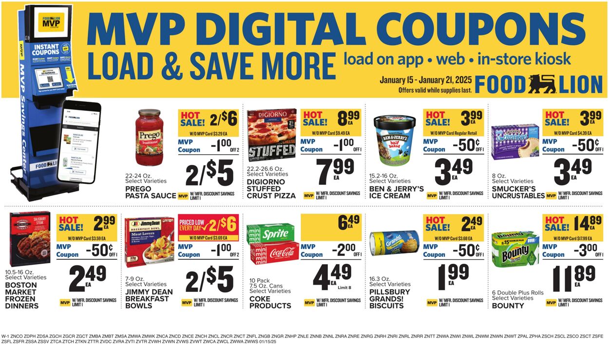 Catalogue Food Lion from 01/15/2025