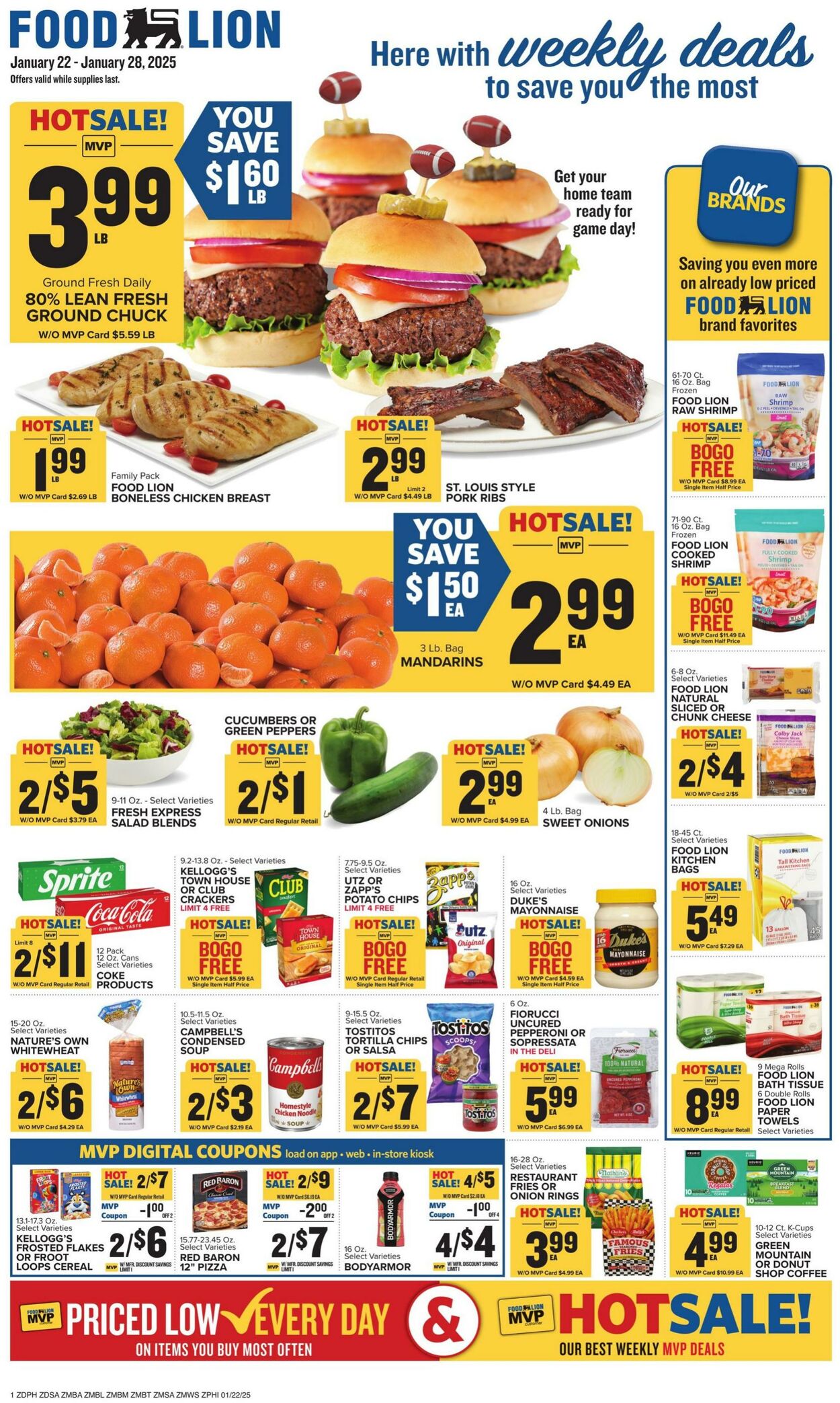 Catalogue Food Lion from 01/22/2025