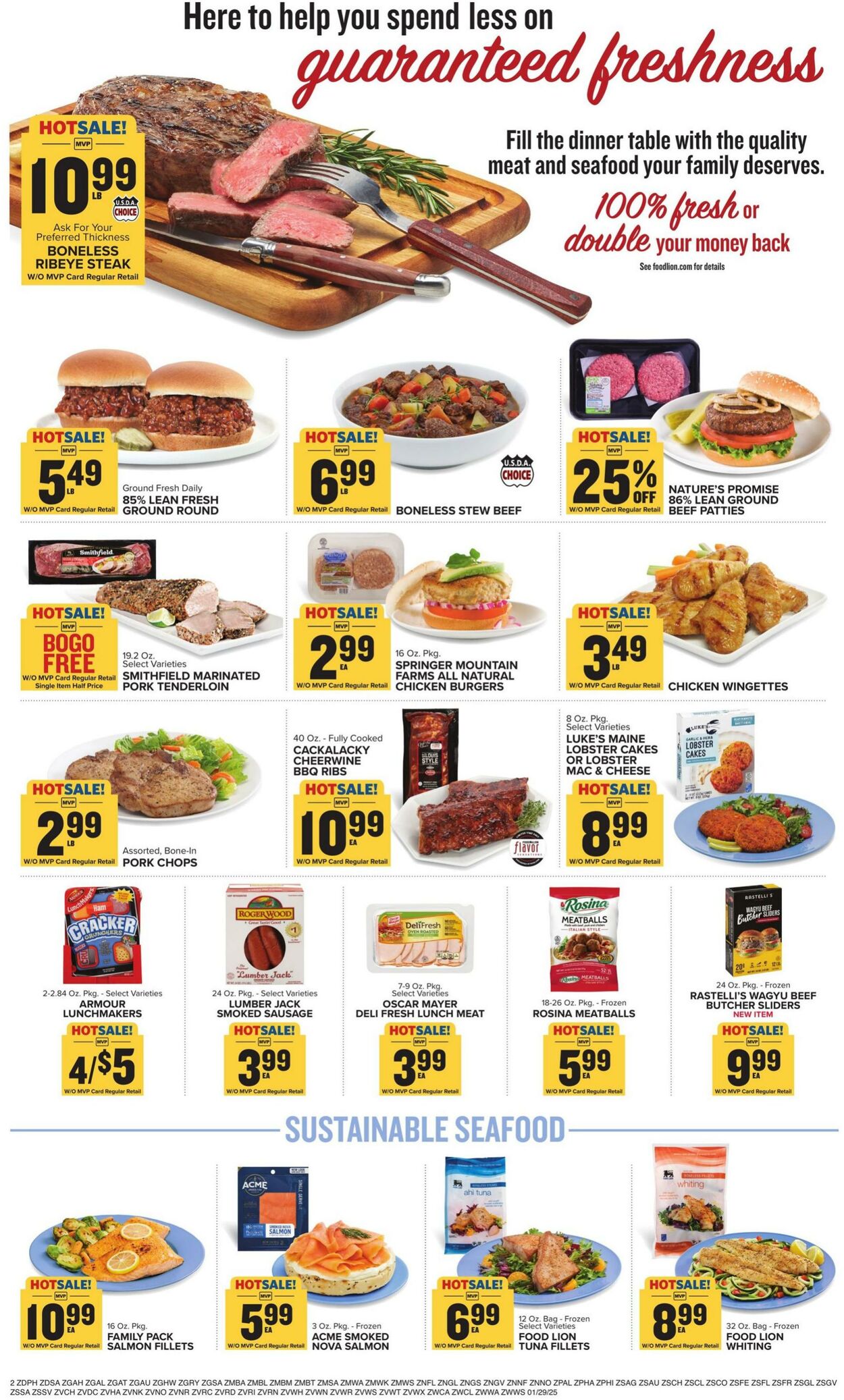 Catalogue Food Lion from 01/29/2025