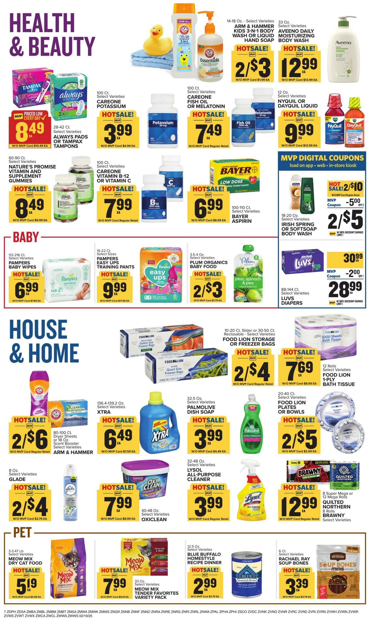 Catalogue Food Lion from 02/19/2025